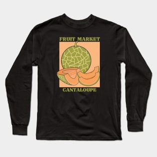 fruit market cantaloupe Long Sleeve T-Shirt